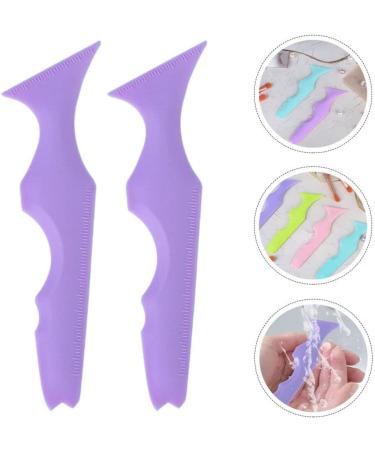 FOMIYES Eyeliner Stencils Silicone Winged Eyeliner Aid Eyebrow Pencil Stencil Tools for Women 2Pcs - Buy Online on GoSupps.com