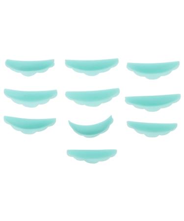Healeved 10 Pairs Eyelash Silicone Gasket Silicone Eye Pasters Eyelash Curling Gasket Eyelash Grafting Gasket Silicone Eyelashes Gasket Eyelash Perm Gaskets. Eyelashes Grafting Gaskets
