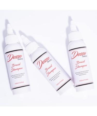Organic Vanilla-Scented Braid Shampoo 100ml Scalp Cleanser for All Hair Types ACV Rinse Alternative Residue Elimination - Buy Online on GoSupps.com
