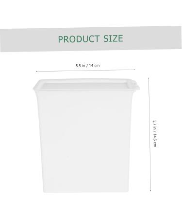 Alipis Box Sheet Laundry Detergent Storage Box Drawer Laundry Detergent Container Condensate Beads Bucket Sundries Storage Bucket Plastic Washing Machine Organize The Boxes White 14.6X14X8CM White - Buy Online on GoSupps.com