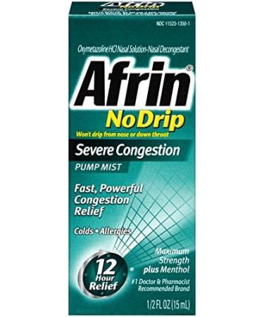 Afrin No Drip Severe Congestion 15ml - Fast Relief for Nasal Congestion - Buy Online on GoSupps.com