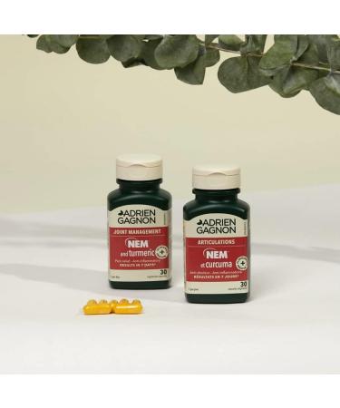 Adrien Gagnon - NEM and TURMERIC for Joint Health Support 30 vegetarian capsules. - Buy Online on GoSupps.com
