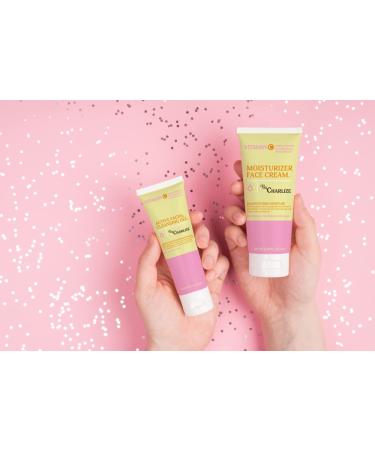 By Charlize Vitamin C Face Moisturizer with Aloe Vera Shea Butter & Jojoba - Hydrating Cream for Normal to Combination Skin - 100ml - Buy Online on GoSupps.com