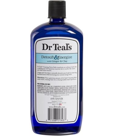 Dr Teal's Foaming Bath Variety Gift Set - 2 Pack (34oz Ea.) - Lavender Sleep & Ginger Detox - Epsom Salt Blend for Aches and Stress Relief - Buy Online on GoSupps.com