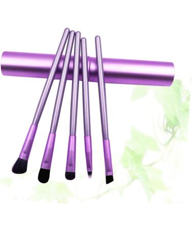 Baluue 5pcs Eye Makeup Brush Kit Eye Shadow Brush Eyeshadow Brush Purple - Buy Online on GoSupps.com
