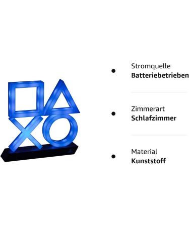 Paladone PS5 Icons Light - Official PlayStation 5 XL Merchandise | White/Black PP7917PS - International Shipping Available - Buy Online on GoSupps.com