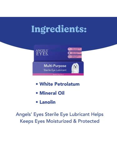 ANGELS EYES Multi-Purpose Sterile Eye Lubricant for Dogs & Cats | Soothes Dry Irritated Eyes | Moisturizes & Relieves Discomfort | 3.5g - Buy Online on GoSupps.com