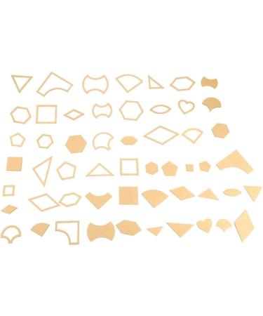 54 Pcs Acrylic Stencil Template Set for Quilting - DIY Craft Tool for Patchwork Quilters - Buy Online on GoSupps.com
