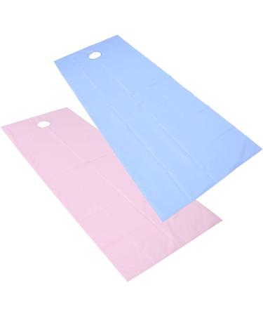 Verdant Touch Spa Couch Sheet - Waterproof & Oil Proof Beauty Salon Bed Cover with Face Hole in Pink & Blue for Massage Beds - Buy Online on GoSupps.com