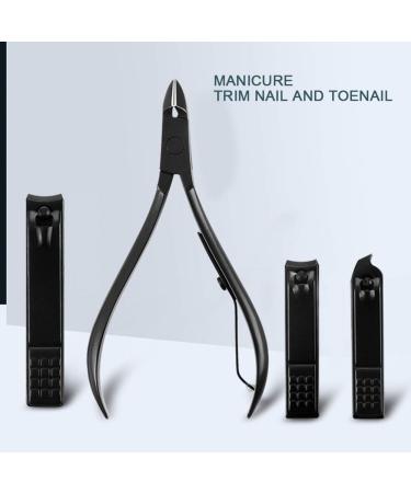 Ear Pick Nail Clipper Multiple Choice for Home Salon Shop (16-piece nail clipper set-dark blue) - Buy Online on GoSupps.com