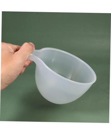 2pi ces Bol Simple Plastique Transparent Blanc Bol M langeur Sauce De Cuisson Pour Micro-ondes De Service Pour Salades Et Ap ritifs - Buy Online on GoSupps.com