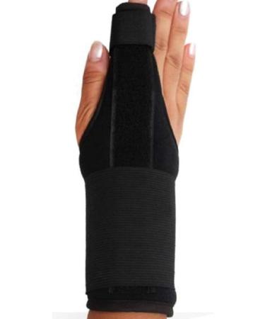 Index Finger Splint Extension Hand Splint for Rheumatoid Arthritis, Trigger Finger, and Fractured Pain Relief - Breathable Protective Wrist Cover Brace - Black - Buy Online on GoSupps.com