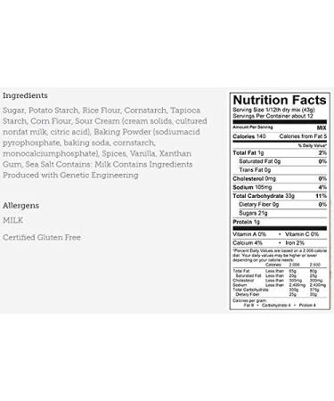 Stonewall Kitchen Gluten-Free Cinnamon Sugar Doughnut Mix 18oz - Pack of 1 - Buy Online on GoSupps.com