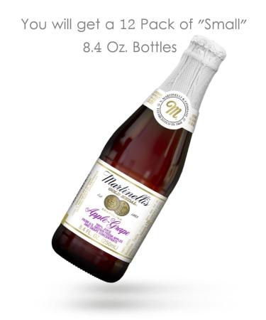 Martinelli's Sparkling Red Grape Juice 8.4 oz. - Pack of 12 Bottles | Non-Alcoholic Beverage - Buy Online on GoSupps.com
