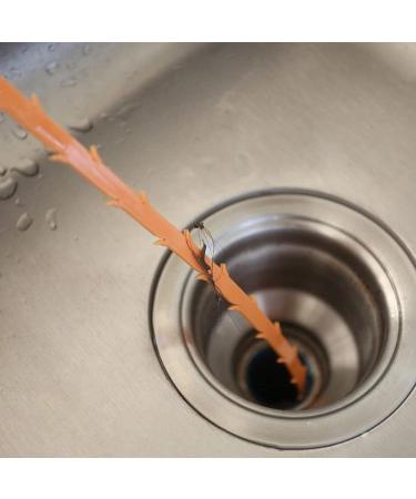 Durable Plastic Hook Hair Dredge - Kitchen & Bathroom Drain Cleaner for Clogs | International Shipping Available - Buy Online on GoSupps.com