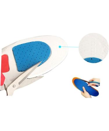 Homoyoyo 2 Pairs Silicone Gel Men Insoles for Shoes - Absorb Sweat & Increase Comfort - Ideal for Outdoor Shoes - Buy Online on GoSupps.com