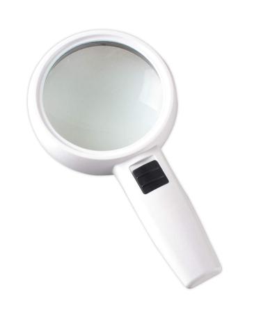 LED Illuminated Hand-held Magnifier Portable Reading Aid Magnifier 30X High Definition Lens for Reading Inspection Welding Needlework Repair Hobbies and Crafts Good Times