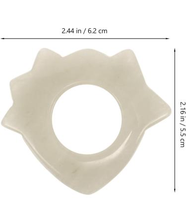 Buy Baluue Jade Gua Sha Facial Massage Board - Natural Ring-Shaped Shaving Tool for Face & Body Care | International Shipping - Buy Online on GoSupps.com