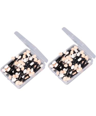Ipetboom 200 Pcs Eye Shadow Disposable Eyeshadow Brush Dual Sided Eyeshadow Brush Makeup Brush Mini Set - Buy Online on GoSupps.com