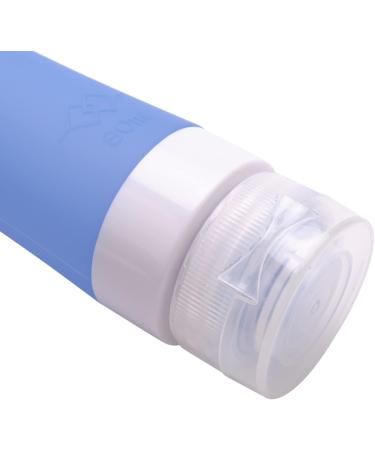 Sujhyrty Hot! Portable Refillable Silicone Bottle Travel Lotion Shampoo Bath Containers 80Ml Blue - Buy Online on GoSupps.com