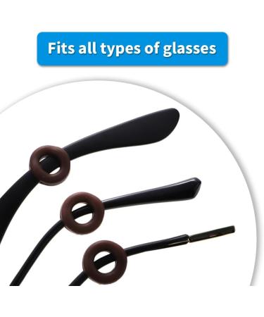 JOAOXOKO Glasses Ear Handles - 24 Silicone Bristles to Prevent Slipping for Kids & Adults - Perfect for Sunglasses - Buy Online on GoSupps.com