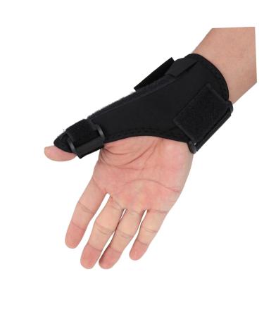 Buy FRCOLOR Black Thumb Retainer Holder - Carpal Tunnel & Finger Stabilizer Sleeves for Pain Relief - Fast International Shipping - Buy Online on GoSupps.com