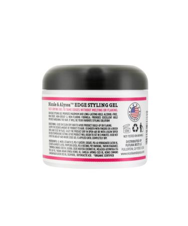 Buy Nicole & Alyssa Edge Styling Gel 4oz (Black Gel) - Best International Shipping for Perfect Styles - Buy Online on GoSupps.com