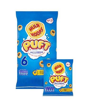 KP Snacks Hula Hoops Puft Sel et vinaigre 6 x 15g