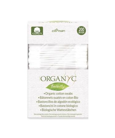 Buy 100% Organic Cotton Swabs Biodegradable Packaging 800 Pieces (4 Packs of 200) Eco-Friendly & Sustainable - Buy Online on GoSupps.com