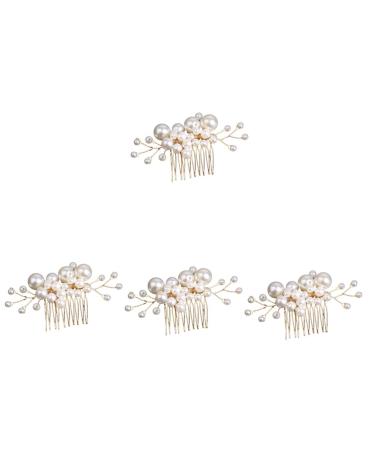 FRCOLOR Washing Capsules pearl comb hair combs for women bride hair comb hair bling bridal hair wedding hair wedding pearls hair comb Hair up alloy flowers Cartoon Design Fridge Magnet