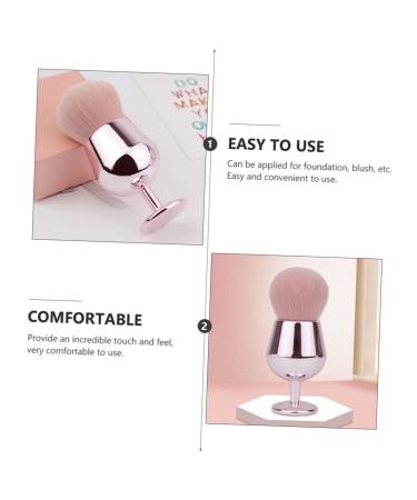 Angoily Blush Brush - Travel-Friendly Makeup Brush & Highlighter | Cosmetic Brush with Alien Pink Handle - Buy Online on GoSupps.com