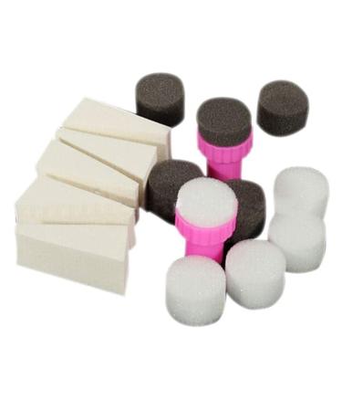 Nail Art Stamper Polish Remover Sponge Set Wedges Manicure Nail Gradient Tools Cleaning sponge