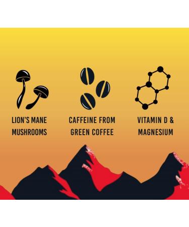  TENZING TENZING Super Natural Energy Drinks Fiery Mango Caffeine 160mg Vitamin D Magnesium Mushrooms Plant-Based Vegan & Gluten Free 12 Count (330ml) - Buy Online on GoSupps.com