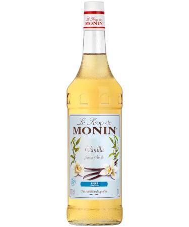 Buy Monin Vanille Light Syrup 1L with Pump | Premium Vanilla Flavor for Coffee & Cocktails - International Shipping Available - Buy Online on GoSupps.com