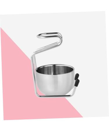 Angoily Stainless Steel Razor Brush Holder Rustproof Handcrafted Stand for Grooming Essentials - Buy Online on GoSupps.com