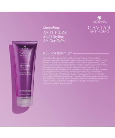 Alterna Caviar Anti-Aging Smoothing Anti-Frizz Balm 3.4 Fl Oz | Light Hold Natural Shine Sulfate Free - International Shipping - Buy Online on GoSupps.com