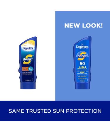 Coppertone SPORT SPF 50 Water Resistant Body Sunscreen Lotion - 7 fl oz - Buy Online on GoSupps.com