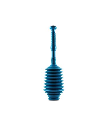 Master Plunger MP100 Heavy Duty Toilet Plunger Clears, Kitchen Sinks, Garbage Disposal and, Toilets Fast. Equipped with Automatic Air Release Valve (Patent Pending), Turquoise