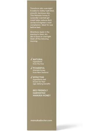 Manuka Doctor Lavender Overnight Mask 50ml | Hydrating Skincare - Buy Online on GoSupps.com
