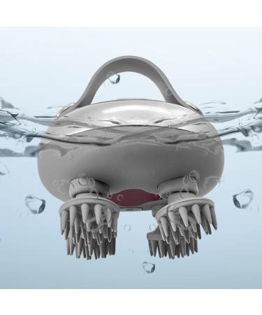 Chlovoe Scalp Massager - Waterproof Electric Head Massage Device with 3 Kneading Modes & 4 Replacement Heads | Perfect Gift for Relaxation - Buy Online on GoSupps.com