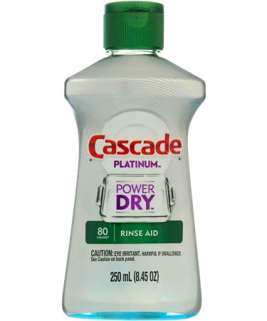 Cascade Rinse Aid Platinum Dishwasher Rinse Agent 8.45oz (Pack of 3) - Regular Scent - Buy Online on GoSupps.com