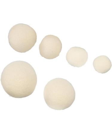 Wool Drying Balls for 6Pcs Clothing Dryer Static Remover Softener Wool Ball Felt Ball Ball 3.5Cm 3Cm 6Cm 4Cm Fabric Adhesives - Buy Online on GoSupps.com