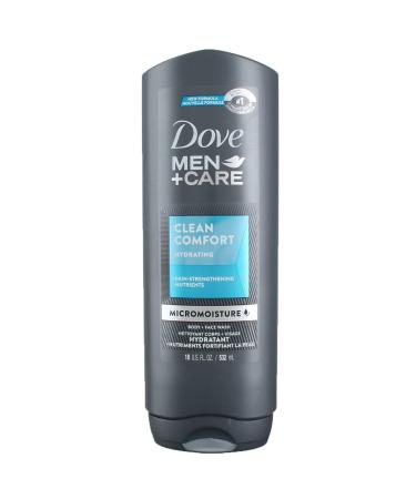 Dove Men +Care Body and Face Wash - Clean Comfort - 18 oz - 2 pk