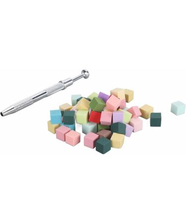 Portable Nail Sponge Buffer Block Versatile Mini File with Clip for Manicure Tofu Cubes - Buy Online on GoSupps.com