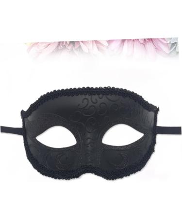minkissy Eye Mask Masquerade Costume Party Black Outfit Male and Female Mask Party Mask Stand Out Mask Halloween Costumes Eye Wedding Dreses Black Costume Mask Men and Women Prom - Buy Online on GoSupps.com