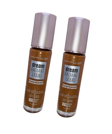 Maybelline New York Dream Radiant Liquid Hydrating Foundation Mocha 128 - Pack of 2 - Buy Online on GoSupps.com