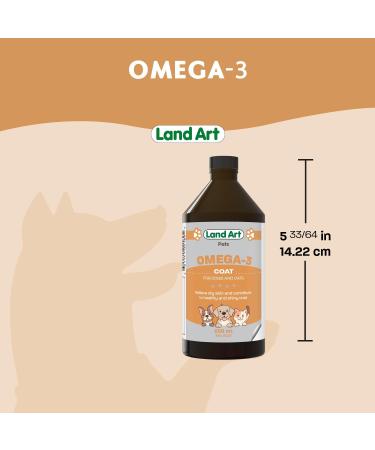 Pet Omega 3 Supplement - Liquid Formula - Soothe Dry Skin - Fish Oil - 250ml - GMO Free - Gluten Free - Made in Canada - Buy Online on GoSupps.com
