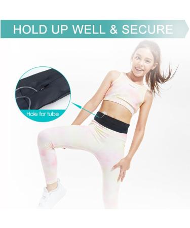 Kids Insulin Pump Holder Belt - Adjustable and Comfortable T1D Diabetic Pouch for Epipen - No Bounce Fanny Pack for Medical Accessories - Fits 20-30 Waist - Black - Buy Online on GoSupps.com