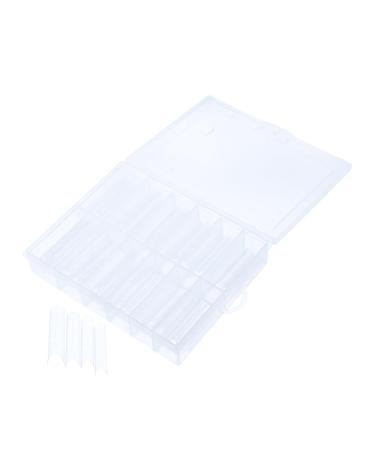 FRCOLOR Nail Extension Manicure Acrylic Nails Gel Nails Nail Extension Stencils Nail Tools Nailing Tool Nail Extension Set Nail Extension Kit Extend Mould Nail Piece ABS