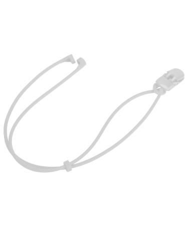 Hearing Aid Holder Portable Silicone Hearing Aid Clip for Children for BTE for Adults for Seniors (White)